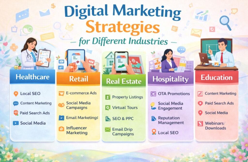Digital Marketing Strategies for Different Industries